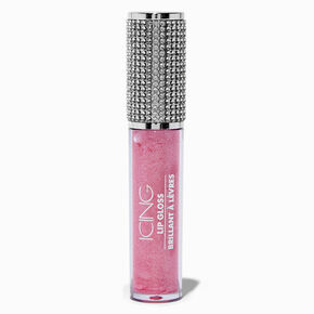 Pink Shimmer Bling Glitter Lip Gloss Wand,