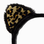Leopard Print Cat Ears Headband,