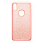 Rose Gold Glitter Protective Phone Case - Fits iPhone XS Max,
