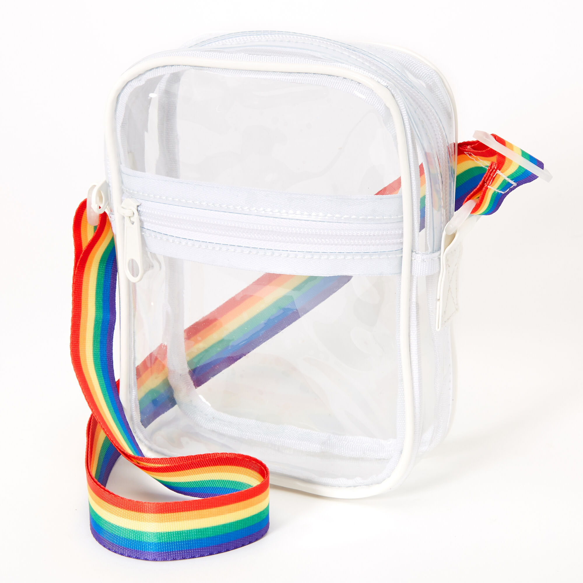bag with rainbow strap