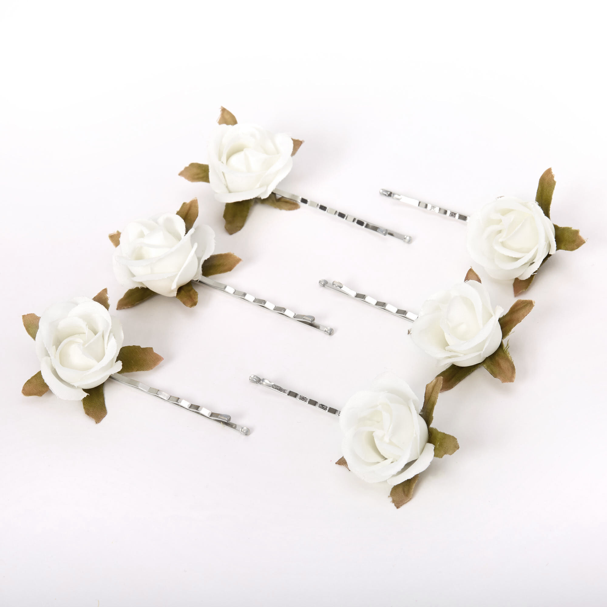 Fashion Women Ladies Crystal Bloomig Flower Hair Clip Barrette Hair Accessories 