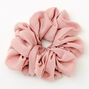 Giant Satin Hair Scrunchie - Blush Pink,