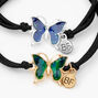 Best Friends Mood Butterfly Adjustable Cord Bracelets - 2 Pack,