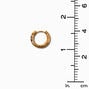 ICING Select 18k Yellow Gold Plated Rainbow Cubic Zirconia 12MM Hoop Earrings,