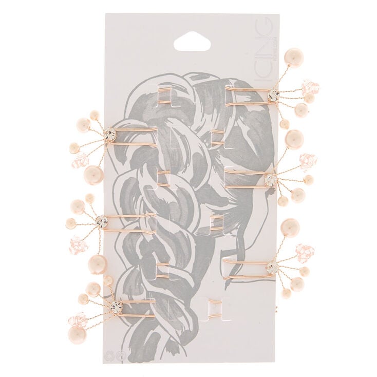 Rose Gold Pearl Hair Pin,