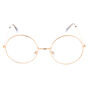 Gold Round Clear Lens Frames,