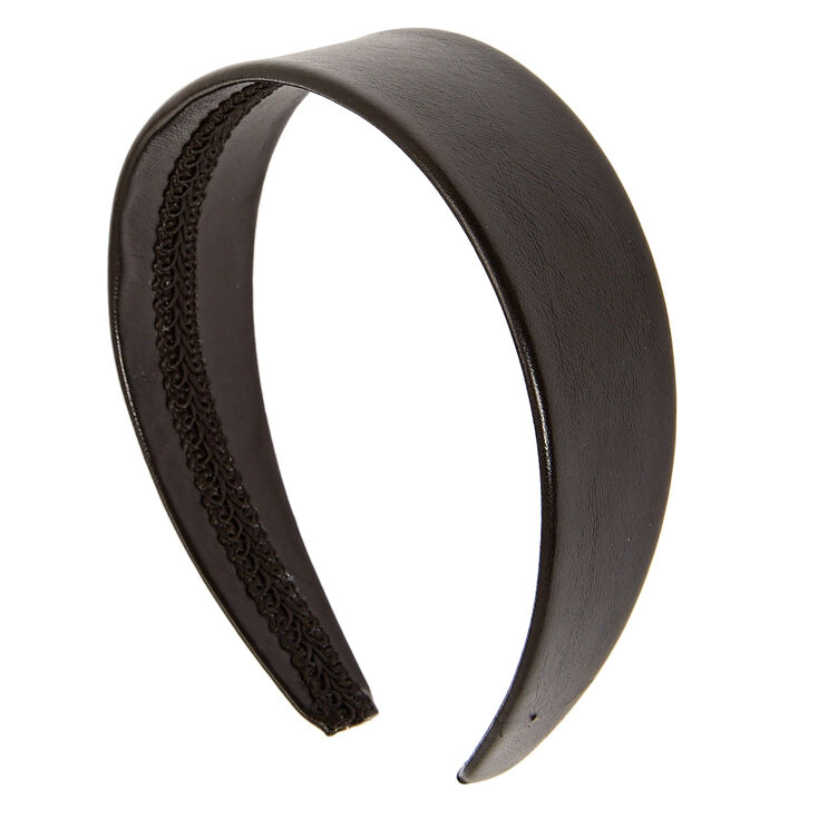 Wide Black Headband,