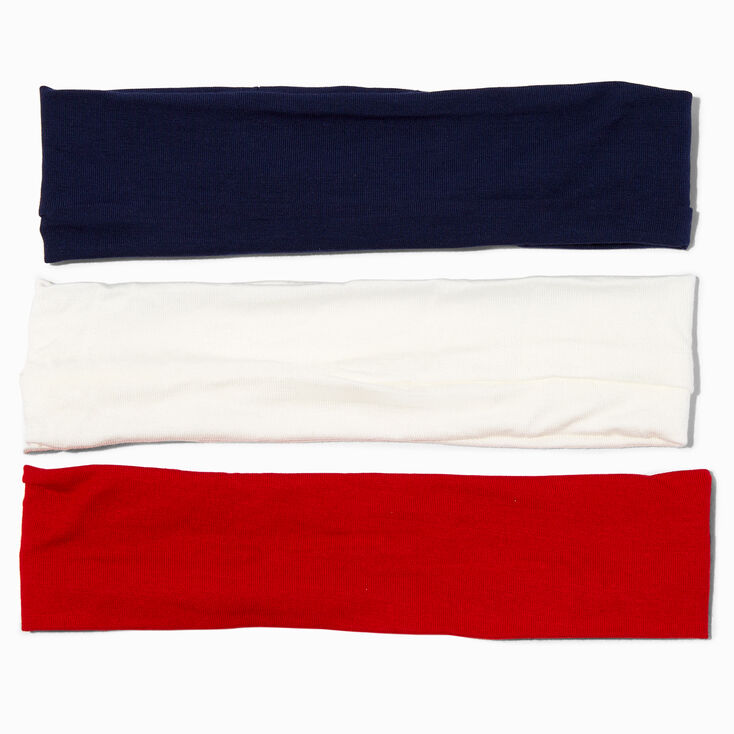 Red, White, &amp; Blue Headwraps - 3 Pack,