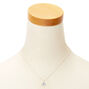 Silver Evil Eye Pendant Necklace,