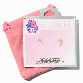 Sterling Silver Hello Kitty&reg; and Friends My Melody&trade; Enamel Stud Earrings,