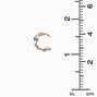 Mixed Metal Leaf Wire Ear Cuffs - 6 Pack,