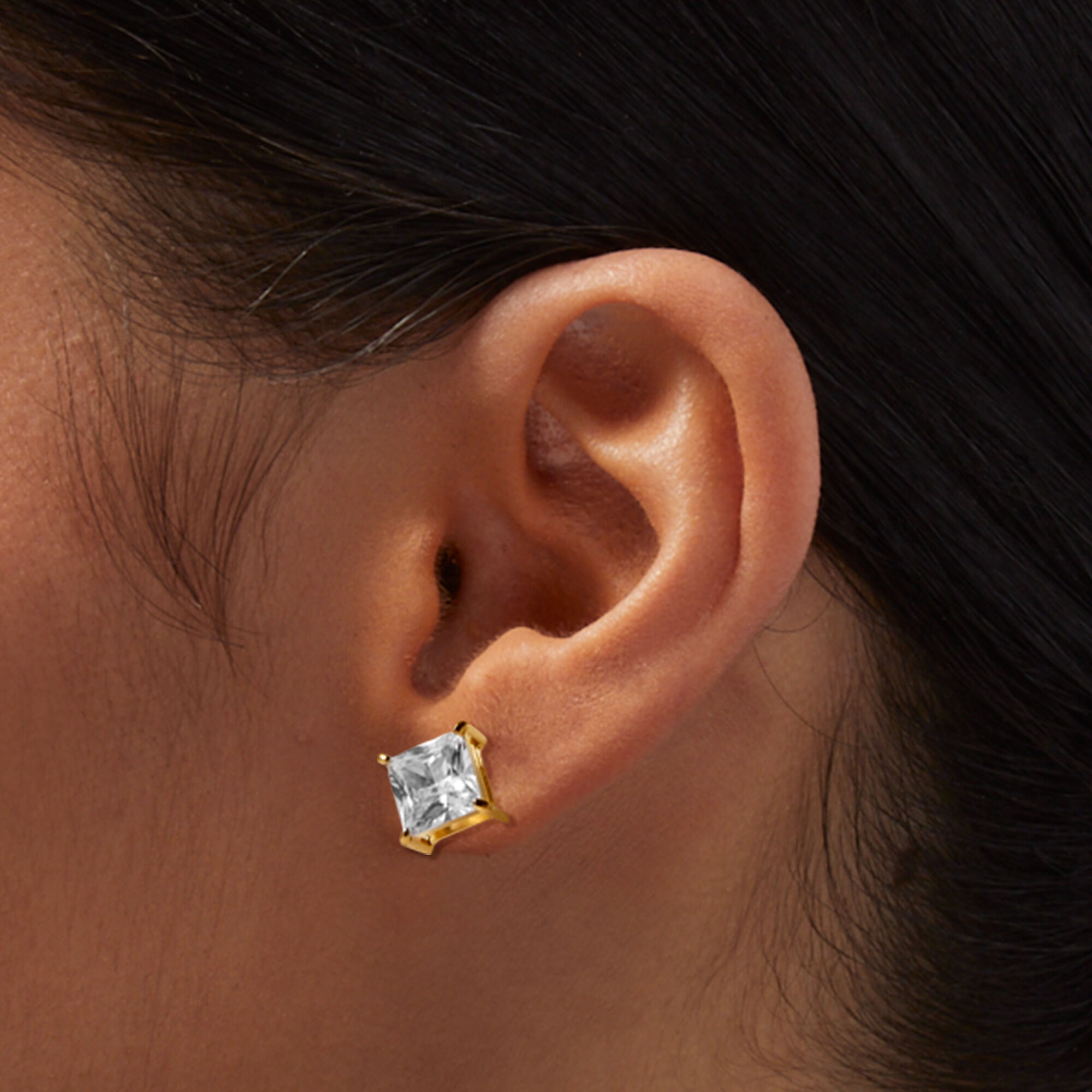 8mm earring studs hot sale
