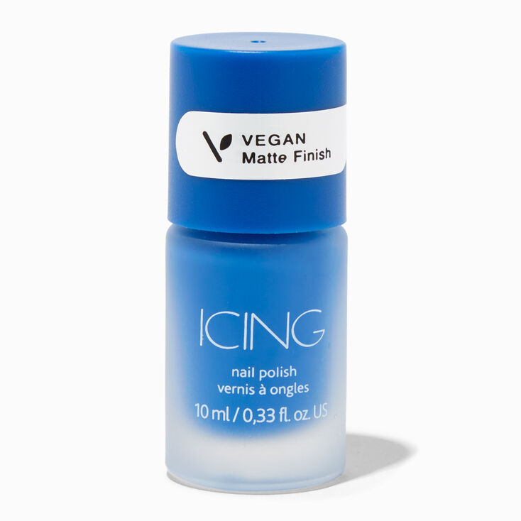 Vegan Matte Effect Nail Polish - True Blue,
