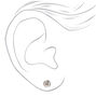 Silver Rhinestone &amp; Pearl Multi Strand Necklace &amp; Earring Set,