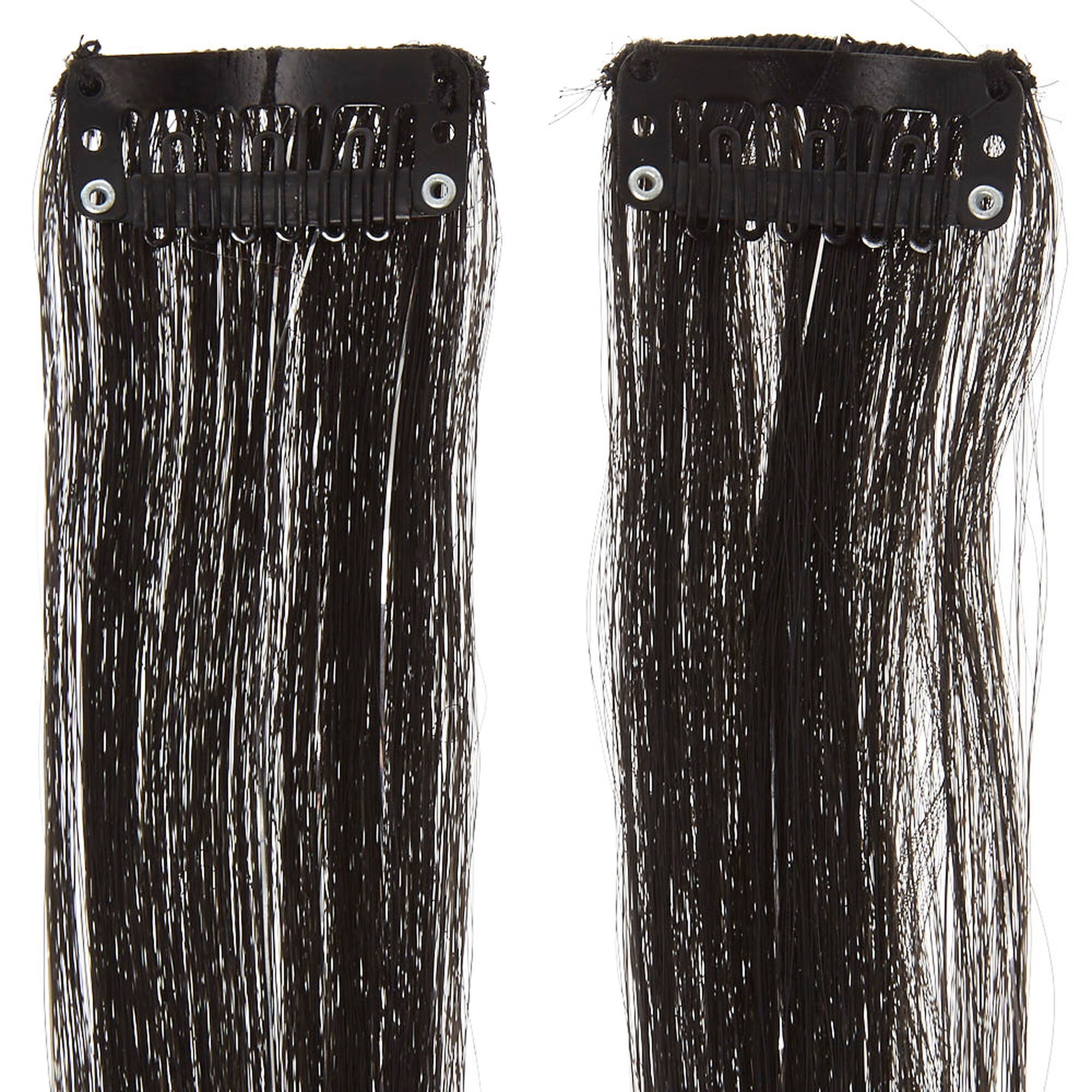 Black Ombre Faux Hair Clips Icing Us