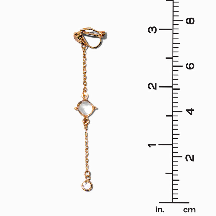 Goldtone Faux Crystal Assorted ClipOn Earrings 3 Pack Icing US