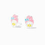 Sterling Silver Hello Kitty&reg; and Friends My Melody&trade; Enamel Stud Earrings,