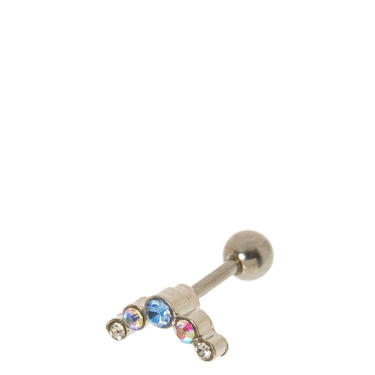 Rainbow Curve Rook Stud,