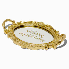 Gold Hand Jewelry Holder Tray