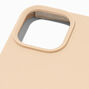 Solid Taupe Silicone Phone Case - Fits iPhone&reg; 14 Pro Max,