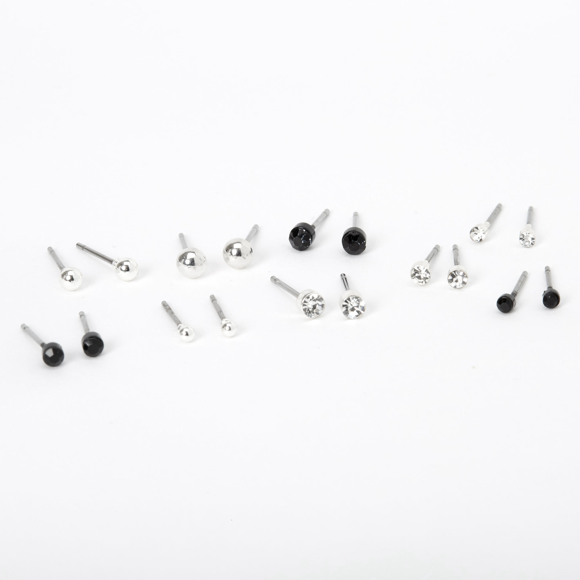 Crystal ball hotsell stud earrings