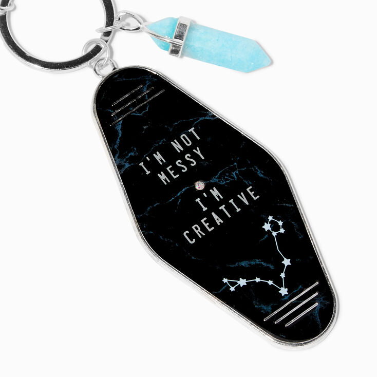 Retro Hotel Zodiac Keychain - Pisces,