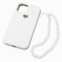 Clear Beaded Phone Wrist Strap,