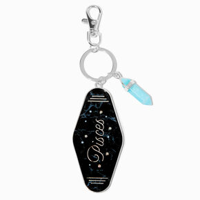 Retro Hotel Zodiac Keychain - Pisces,