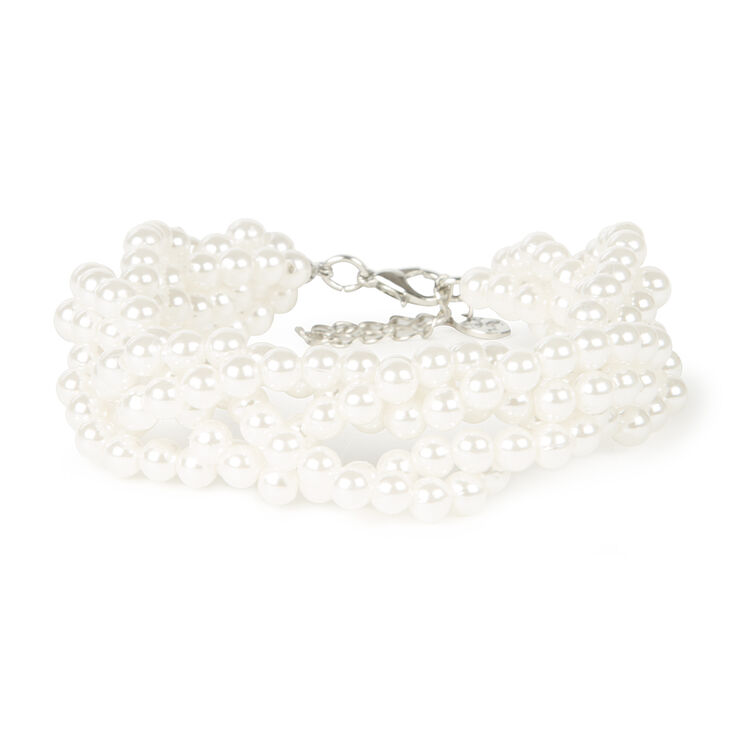Pearl Braided Chain Bracelet,