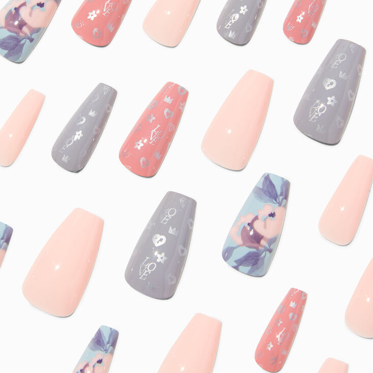 Nude Status Icon Squareletto Vegan Faux Nail Set - 24 Pack,