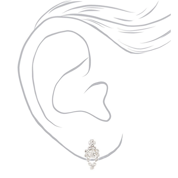 Silver Rhinestone Princess Jewelry Set &#40;3 Pack&#41;,