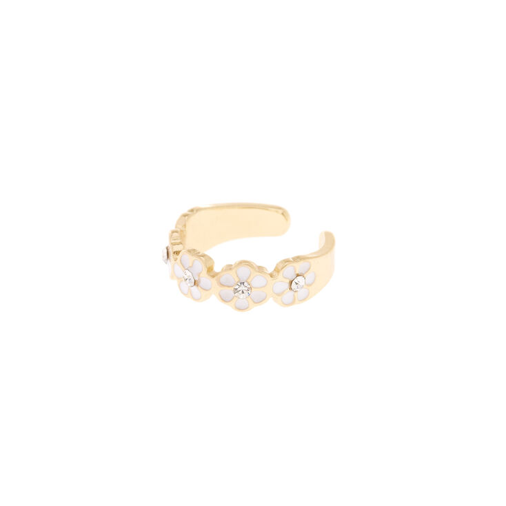 Gold Daisy Toe Ring,