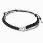 Black Pearl Woven Adjustable Bracelet,