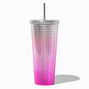 Pink Ombre Studded Tumbler,