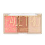 Instinct Bronzer, Highlighter & Blush Face Trio Palette,