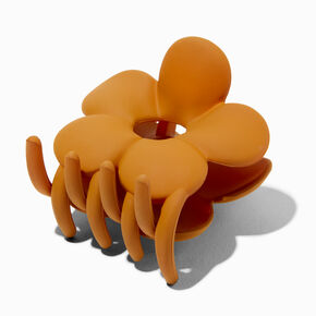 Brown Flower Hair Claw,
