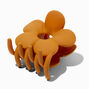 Orange Flower Hair Claw,
