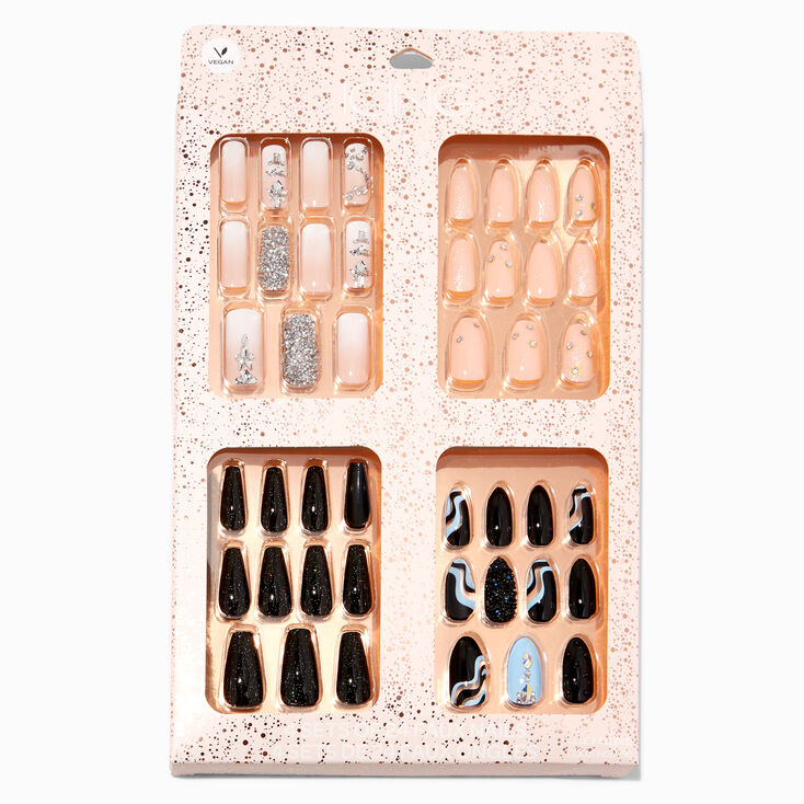 Cool Bling Vegan Faux Nail Set - 4 Pack,