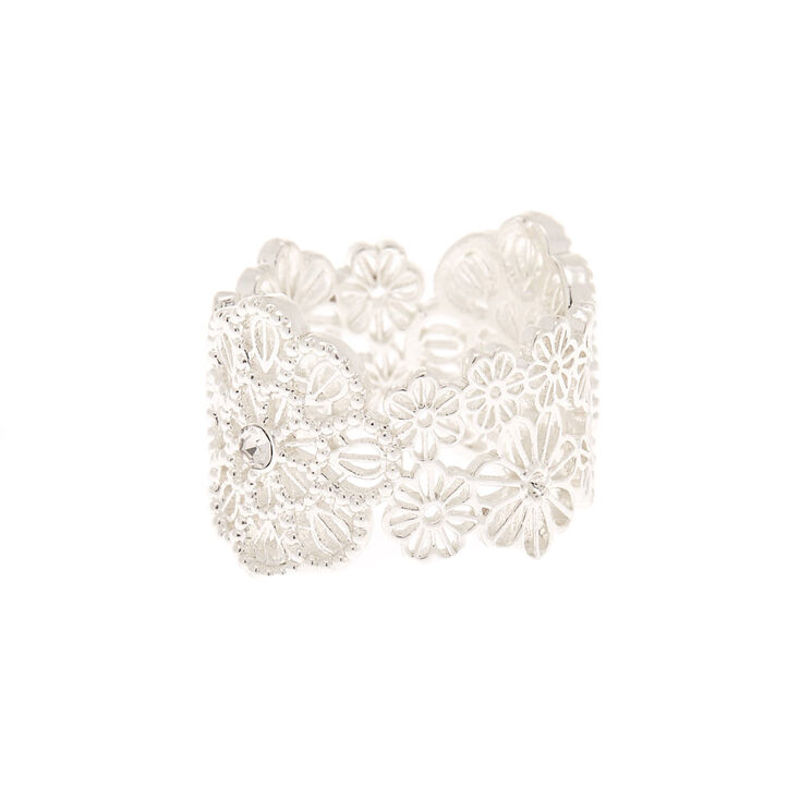 Colored Cubic Zirconia Bowtie Ring,