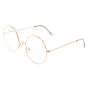 Gold Round Clear Lens Frames,