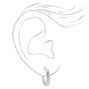 Silver Embellished Hoop Earrings - 3 Pack,