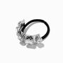 Silver Jeweled Cuff Hair Tie,