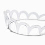 Clear Scalloped Headbands - 2 Pack,