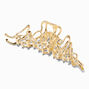 Gold Squiggle Medium Metal Hair Claw,