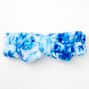 Tie-Dye Bow Headwrap - Blue,