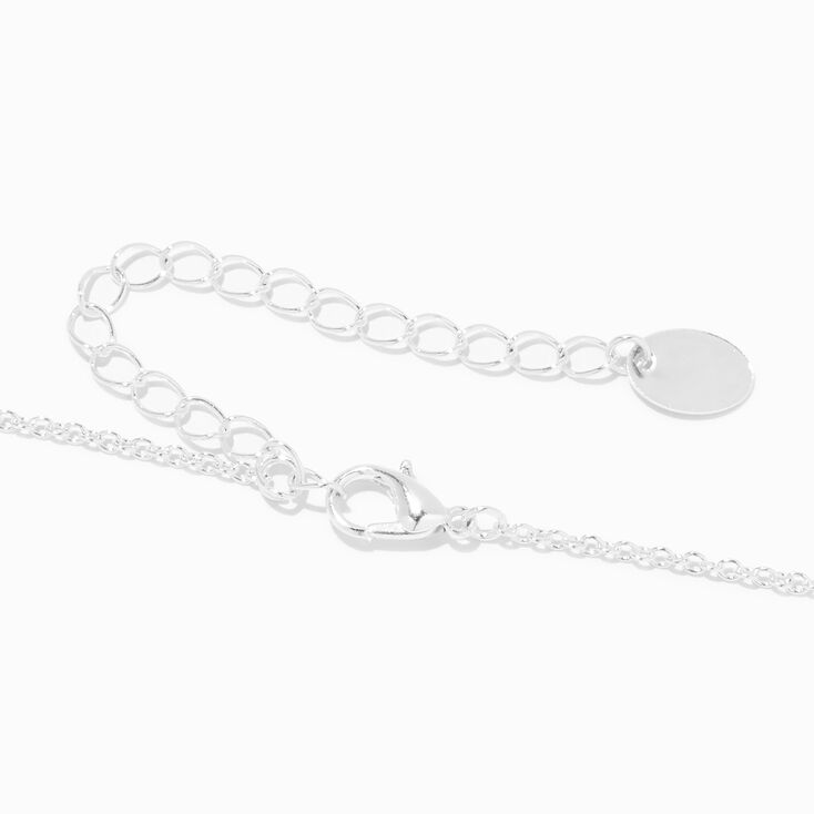 Silver Zodiac Embellished Pendant Necklace - Capricorn,
