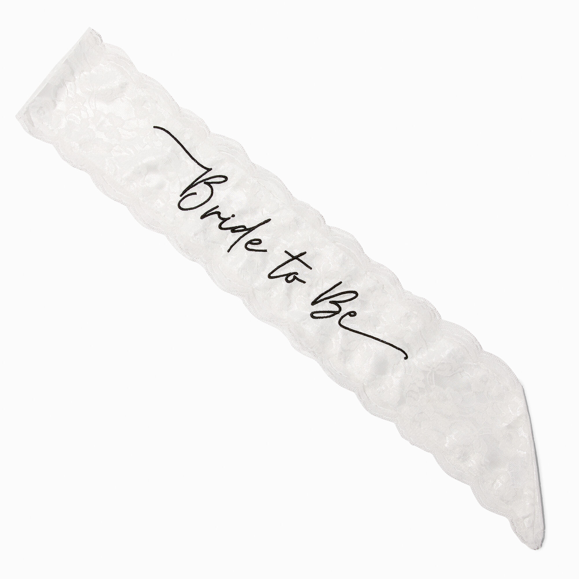 Bride to sales be lace sash