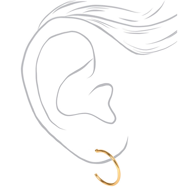 Mixed Metal Love Earring Set - 9 Pack,