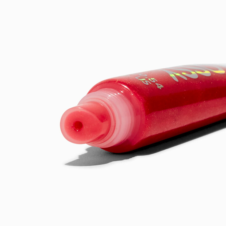 Red Holographic Glossy Lip Gloss,