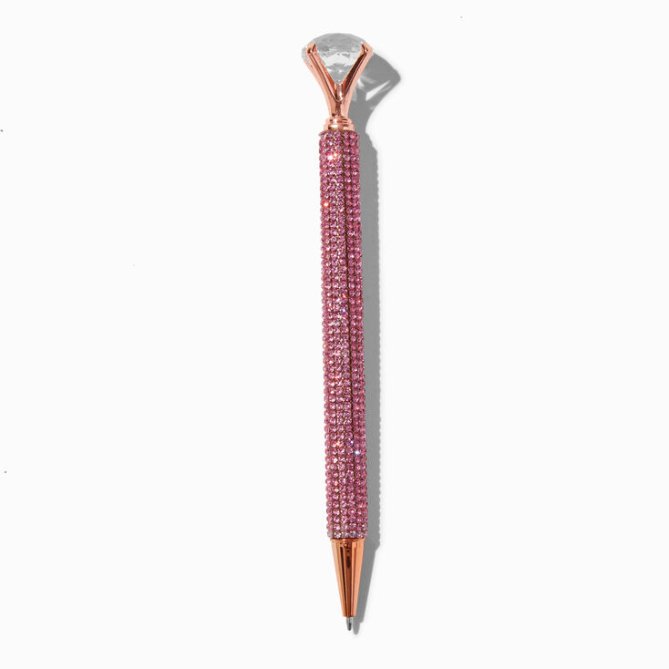 Pink Crystal Diamond Topper Pen,